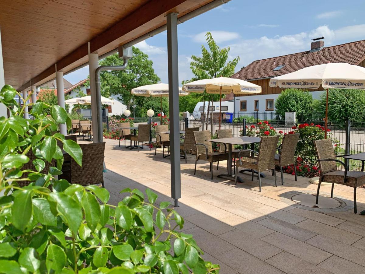 Garching an Der Alz Hotel Heimfeld Restaurant Cafe מראה חיצוני תמונה